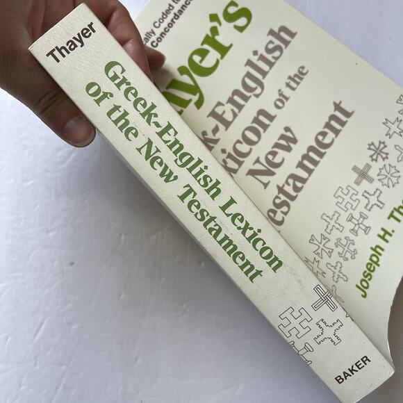 Thayers Greek English Lexicon of the New Testament Numerically Coded Dictionary - Picture 8 of 8